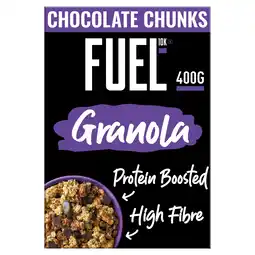 Iceland Fuel10k protein boosted chocolate chunks granola 400g offer
