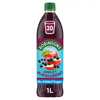 Iceland Robinsons apple & blackcurrant 1 litre offer