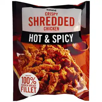 Iceland Iceland hot and spicy crispy shredded chicken 450g offer