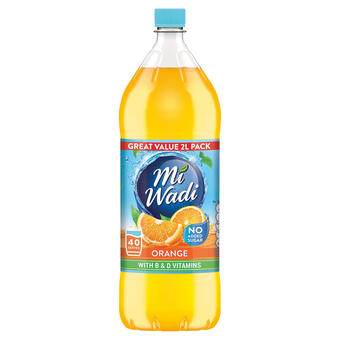 Iceland Miwadi orange no added sugar 2l offer