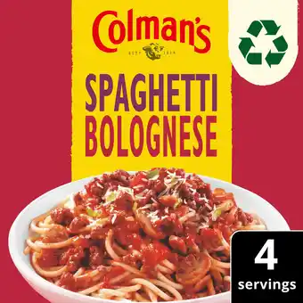 Iceland Colman's recipe mix spaghetti bolognese 44 g offer