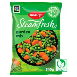 Iceland Birds eye steamfresh classic garden mix 540g offer