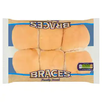 Iceland Brace's family bread 6 white baps offer