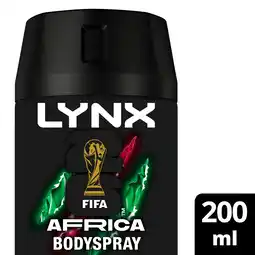 Iceland Lynx aerosol bodyspray africa the g.o.a.t. of fragrance 200 ml offer