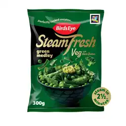 Iceland Birds eye steamfresh green medley 300g offer