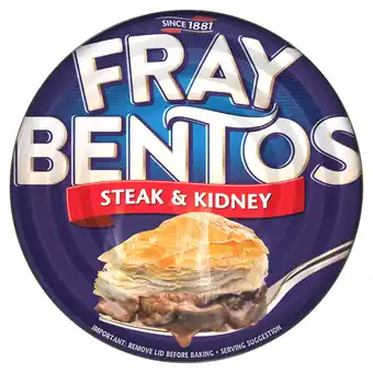 Iceland Fray bentos steak & kidney 425g offer
