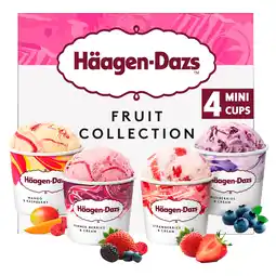 Iceland Häagen-dazs mini cups fruit collection ice cream 4 x 95ml offer