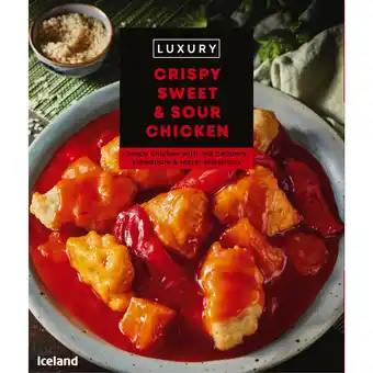 Iceland Iceland crispy sweet and sour chicken 400g offer