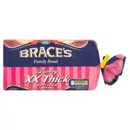 Iceland Brace's family bread luxury xx thick white sliced bread 800g offer