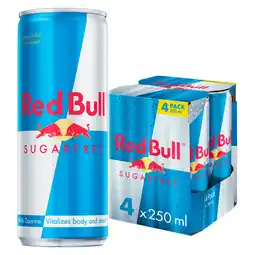 Iceland Red bull sugarfree 4 x 250ml offer