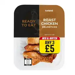 Iceland Iceland roast chicken drumsticks 370g offer