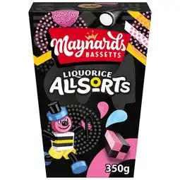 Iceland Maynards bassetts liquorice allsorts 350g offer