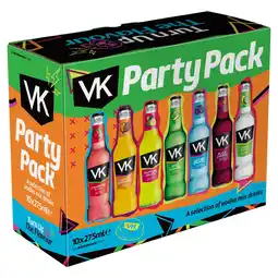 Iceland Vk mixed pack a selection of flavoured alcoholic drinks 10 x 275ml offer