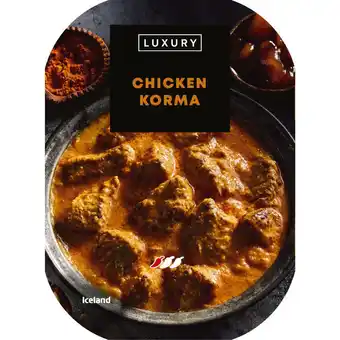 Iceland Iceland luxury chicken korma 400g offer