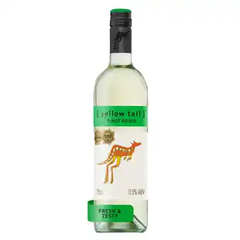 Iceland Yellow tail pinot grigio 750ml offer