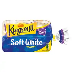 Iceland Kingsmill soft white bread thick 800g offer