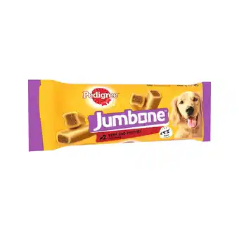 Iceland Pedigree jumbone adult medium dog treat beef & poultry 2 chews 180g offer