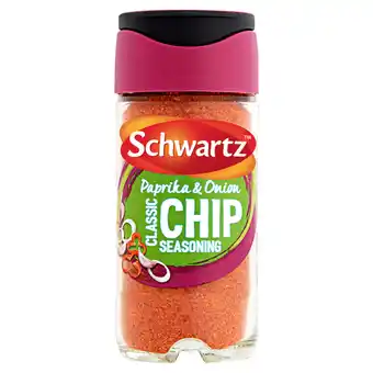 Iceland Schwartz paprika & onion classic chip seasoning 55g offer