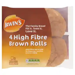 Iceland Irwin's 4 high fibre brown rolls offer