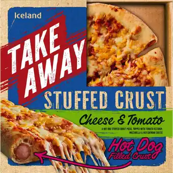 Iceland Iceland cheese and tomato hot dog stuffed crust pizza 531g offer