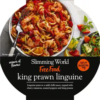 Iceland Slimming world king prawn linguine 550g offer