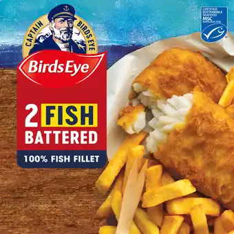Iceland Birds eye 2 battered fish fillets 200g offer