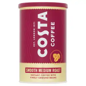 Iceland Costa coffee smooth medium roast 100g offer