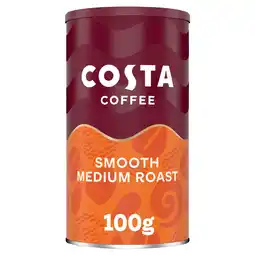 Iceland Costa coffee smooth medium roast 100g offer