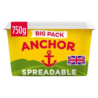 Iceland Anchor spreadable blend of butter and rapeseed oil 750g offer