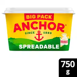 Iceland Anchor spreadable blend of butter and rapeseed oil 750g offer