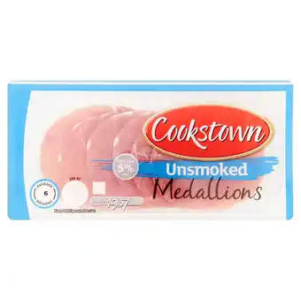 Iceland Cookstown unsmoked medallions 140g offer