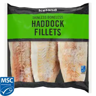 Iceland Iceland 4 haddock fillets 400g offer