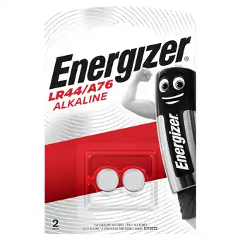 Iceland Energizer lr44/a76 battery, 2 pack offer