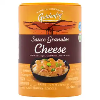 Iceland Goldenfry sauce granules cheese 160g offer
