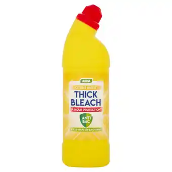 Asda Asda thick bleach citrus burst offer