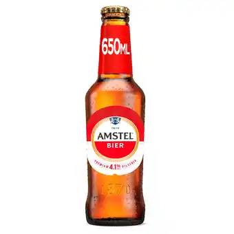 Iceland Amstel lager beer 650ml bottle offer