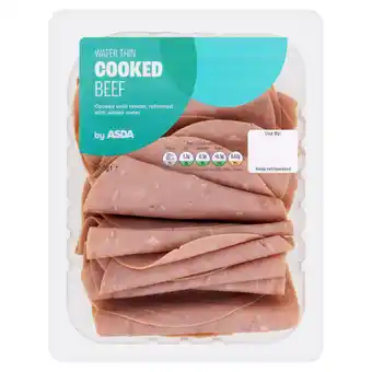 Asda Asda wafer thin cooked beef offer