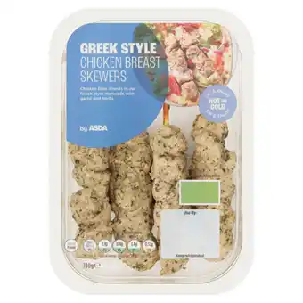 Asda Asda greek style chicken breast skewers offer