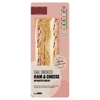 Asda Asda oak smoked ham & cheese on malted bread offer
