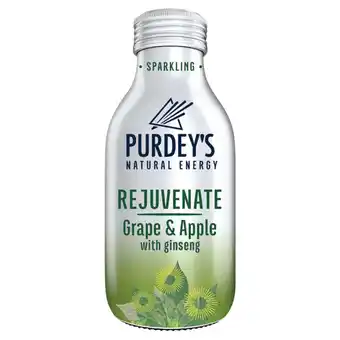 Asda Purdey's rejuvenate natural energy drink offer
