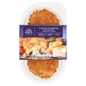Asda Asda extra special fish pie fishcake with melting cheddar centre 290g offer