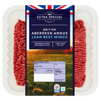 Asda Asda extra special aberdeen angus beef mince (typically less than 5% fat) offer