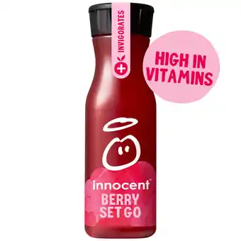 Asda Innocent plus berry set go raspberry & cherry juice 330ml offer