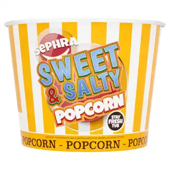 Asda Sephra sweet & salty popcorn offer