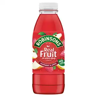 Asda Robinsons ready to drink raspberry & apple juice drink 500ml offer