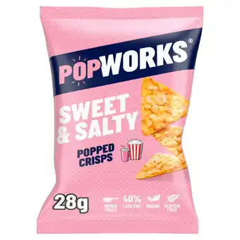 Asda Popworks sweet & salty popped crisps offer