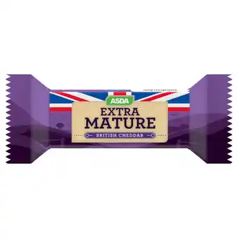 Asda Asda extra mature british cheddar cheese 40g offer