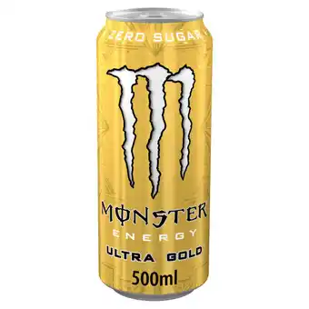 Asda Monster ultra gold energy drink offer