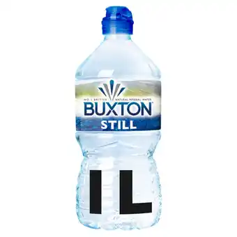 Asda Buxton still natural mineral water sports cap offer
