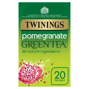 Asda Twinings pomegranate green tea 20 tea bags offer